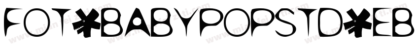FOT-BabyPopStd-EB 作者字体转换